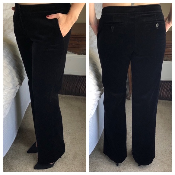 Laundry By Shelli Segal Pants - Laundry Shelli Segal Black Velvet Trouser SZ 8 New